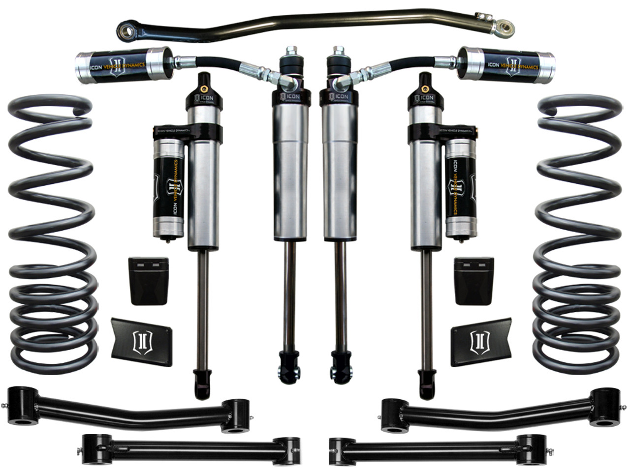 Icon Vehicle Dynamics | Stage 4 Suspension System, 2.5" Lift | (03-13) Ram 2500/3500, 4WD | K212504T
