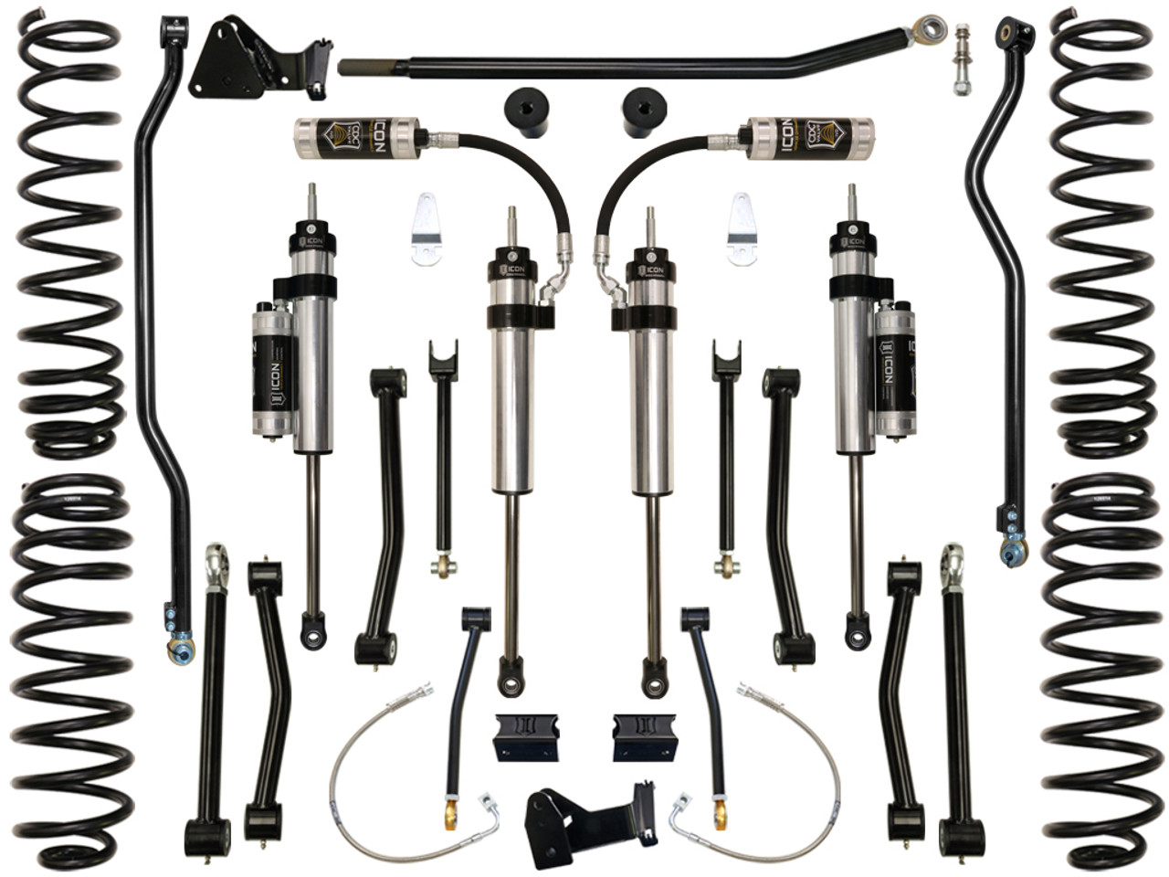 Icon Vehicle Dynamics | Stage 4 Suspension System, 4.5" Lift | (07-18) Wrangler JK | K24004