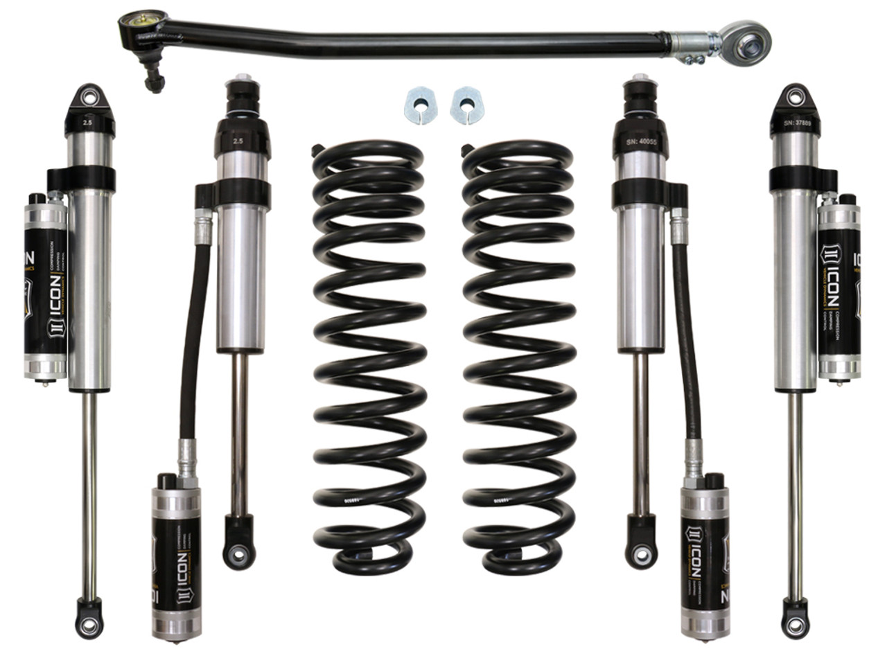 Icon Vehicle Dynamics | Stage 4 Suspension System, 2.5" Lift | (17-19) Super Duty F-250/F-350, 4WD, Diesel | K62514