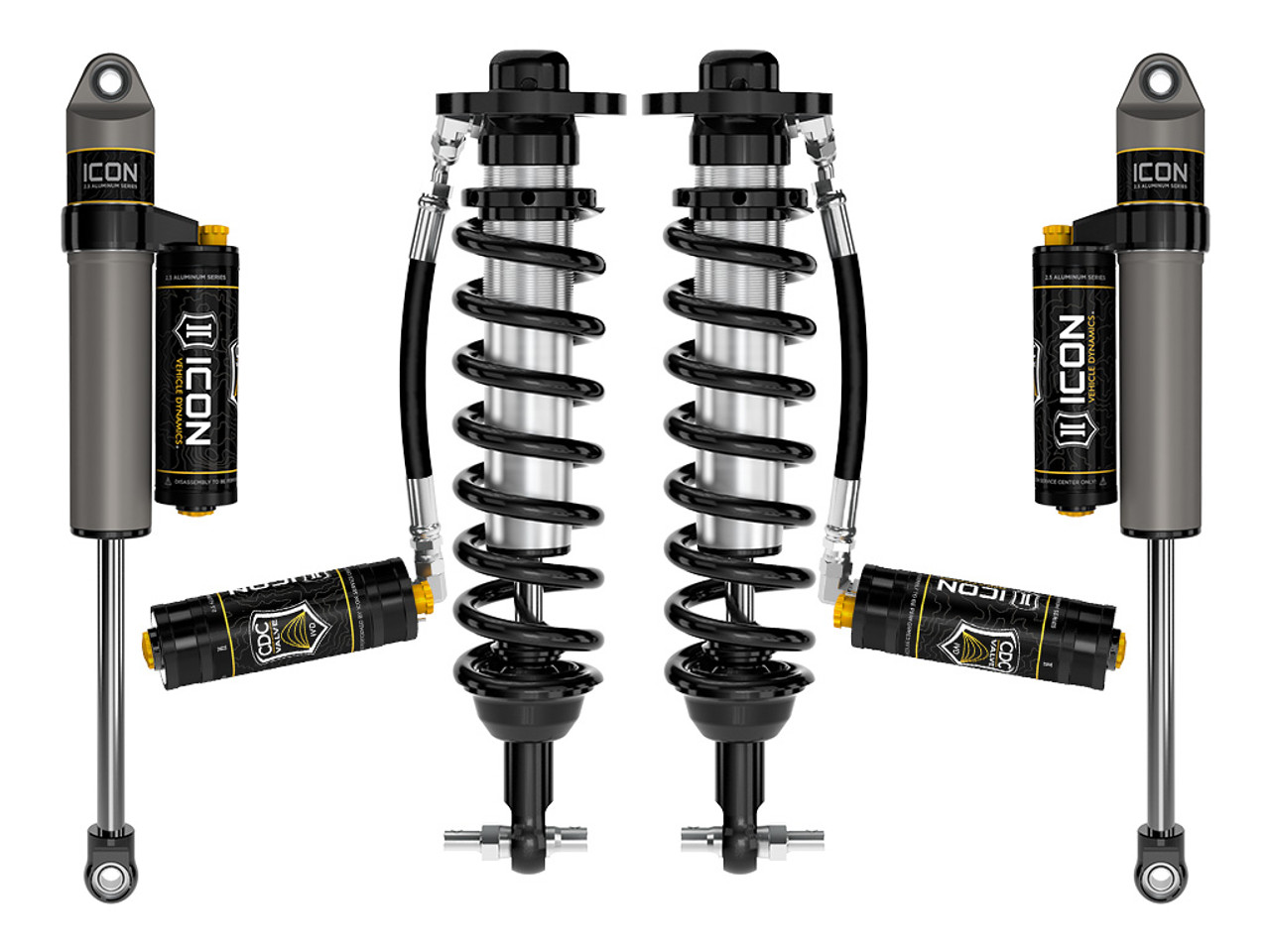 Icon Vehicle Dynamics | Stage 4 Suspension System, 0-3" Lift | (21-23) F-150, 2WD | K93124