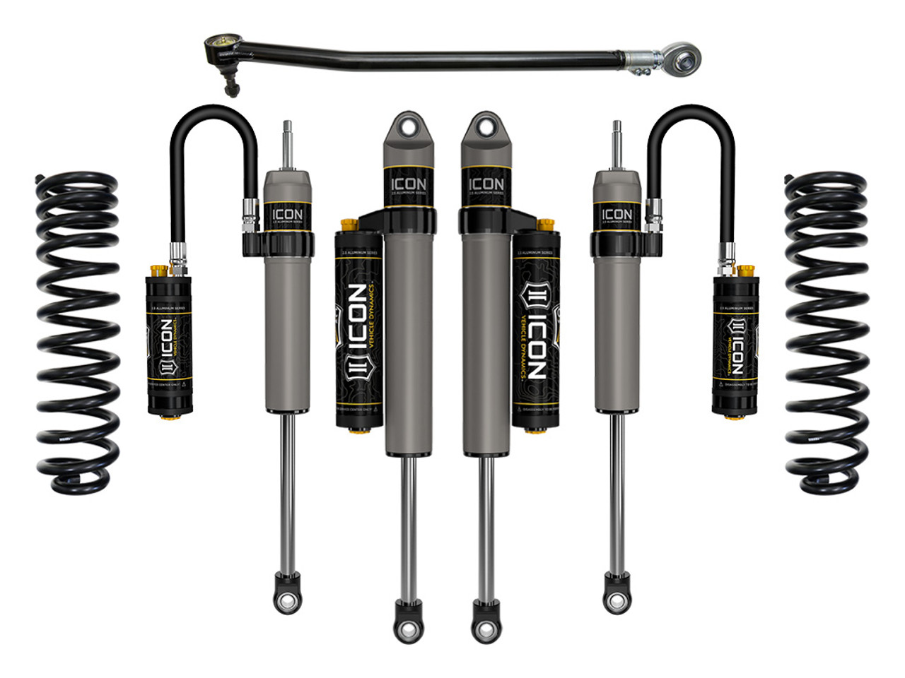 Icon Vehicle Dynamics | Stage 4 Suspension System, 2.5" Lift | (23-23) Super Duty F-250/F-350, 4WD, Gas | K62594
