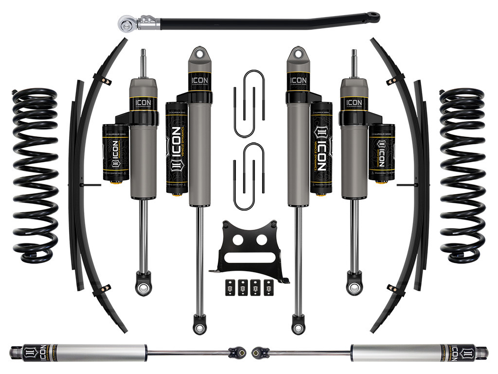 Icon Vehicle Dynamics | Stage 4 Suspension System w/ Expansion Packs, 2.5" Lift | (08-10) Super Duty F-250/F-350, 4WD, Diesel | K62574