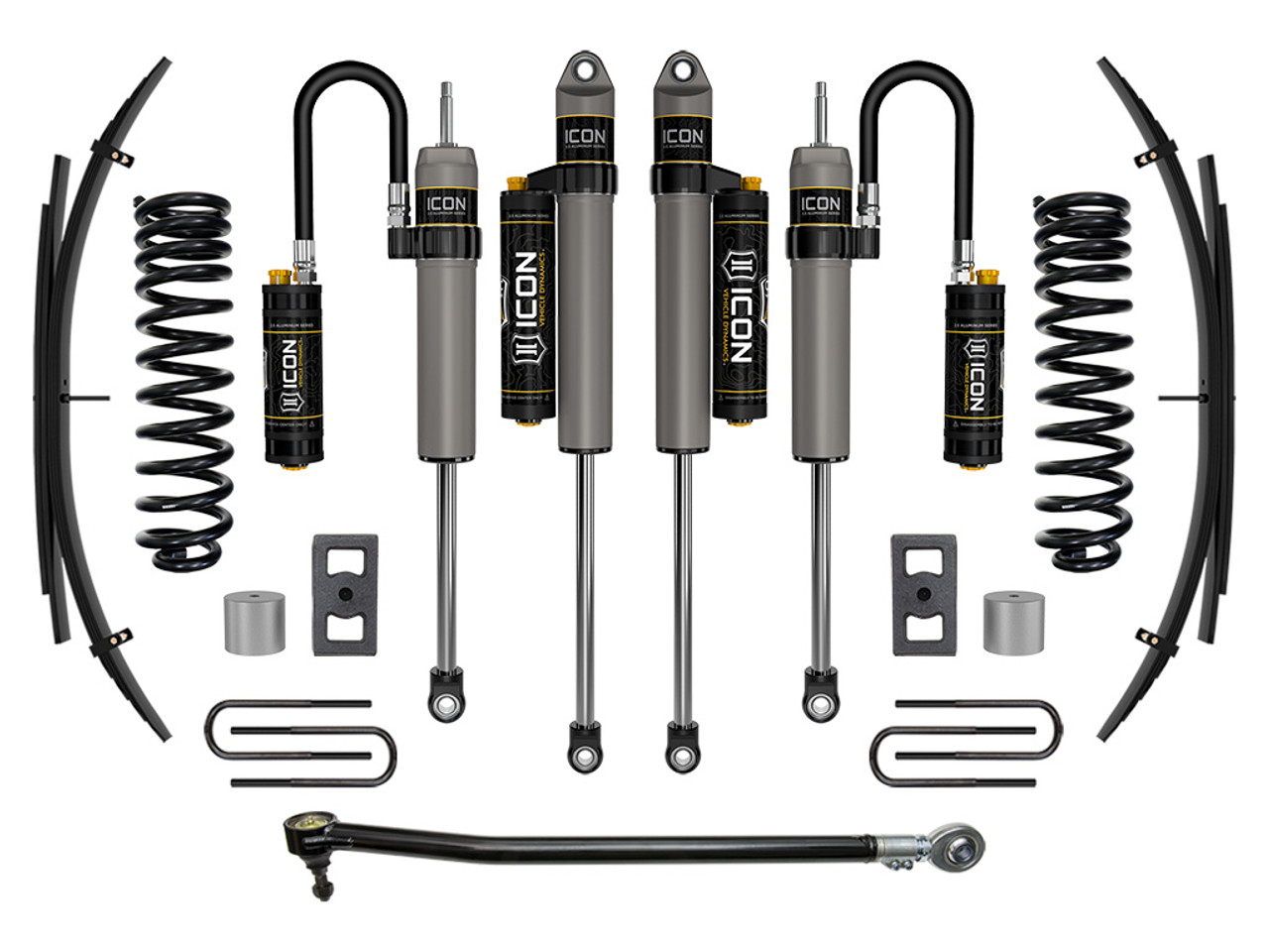 Icon Vehicle Dynamics | Stage 4 Suspension System w/ Expansion Packs, 2.5" Lift | (23-23) Super Duty F-250/F-350, 4WD, Diesel | K62564L