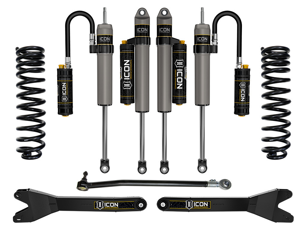 Icon Vehicle Dynamics | Stage 4 Suspension System w/ Radius Arms, 2.5" Lift | (23-23) Super Duty F-250/F-350, 4WD, Diesel | K62564R