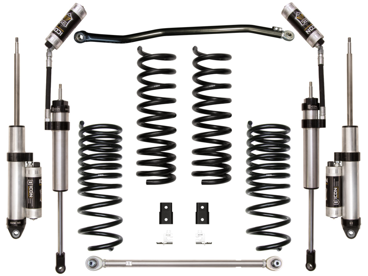 Icon Vehicle Dynamics | Stage 4 Suspension System, Coil Spring, 2.5" Lift | (14-22) Ram 2500, 4WD | K212544P