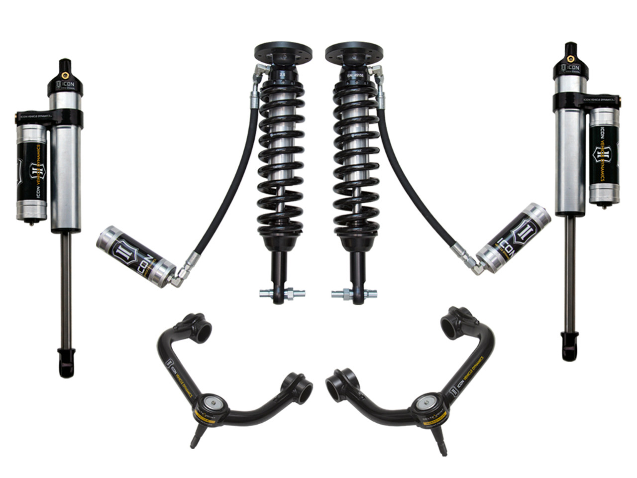 Icon Vehicle Dynamics | Stage 4 Suspension System, Tubular UCA, 1.75-2.63" Lift | (14-14) F-150, 4WD | K93064T