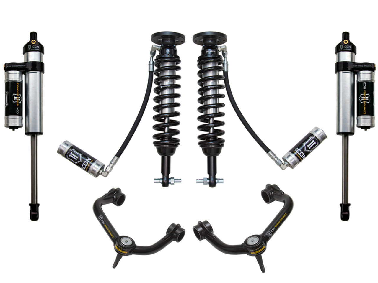 Icon Vehicle Dynamics | Stage 4 Suspension System, Tubular UCA, 1.75-2.63" Lift | (14-14) F-150, 2WD | K93074T