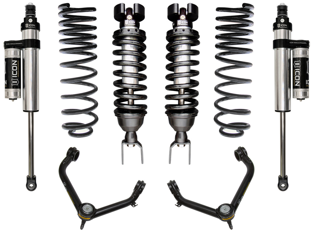 Icon Vehicle Dynamics | Stage 4 Suspension System, Tubular UCA, 0-1.5" Lift | (19-22) Ram 1500 | K213104T