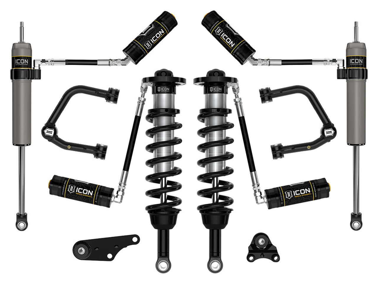 Icon Vehicle Dynamics | Stage 4 Suspension System, Tubular UCA, 1.25-3" Lift | (24-24) Tacoma | K53294T