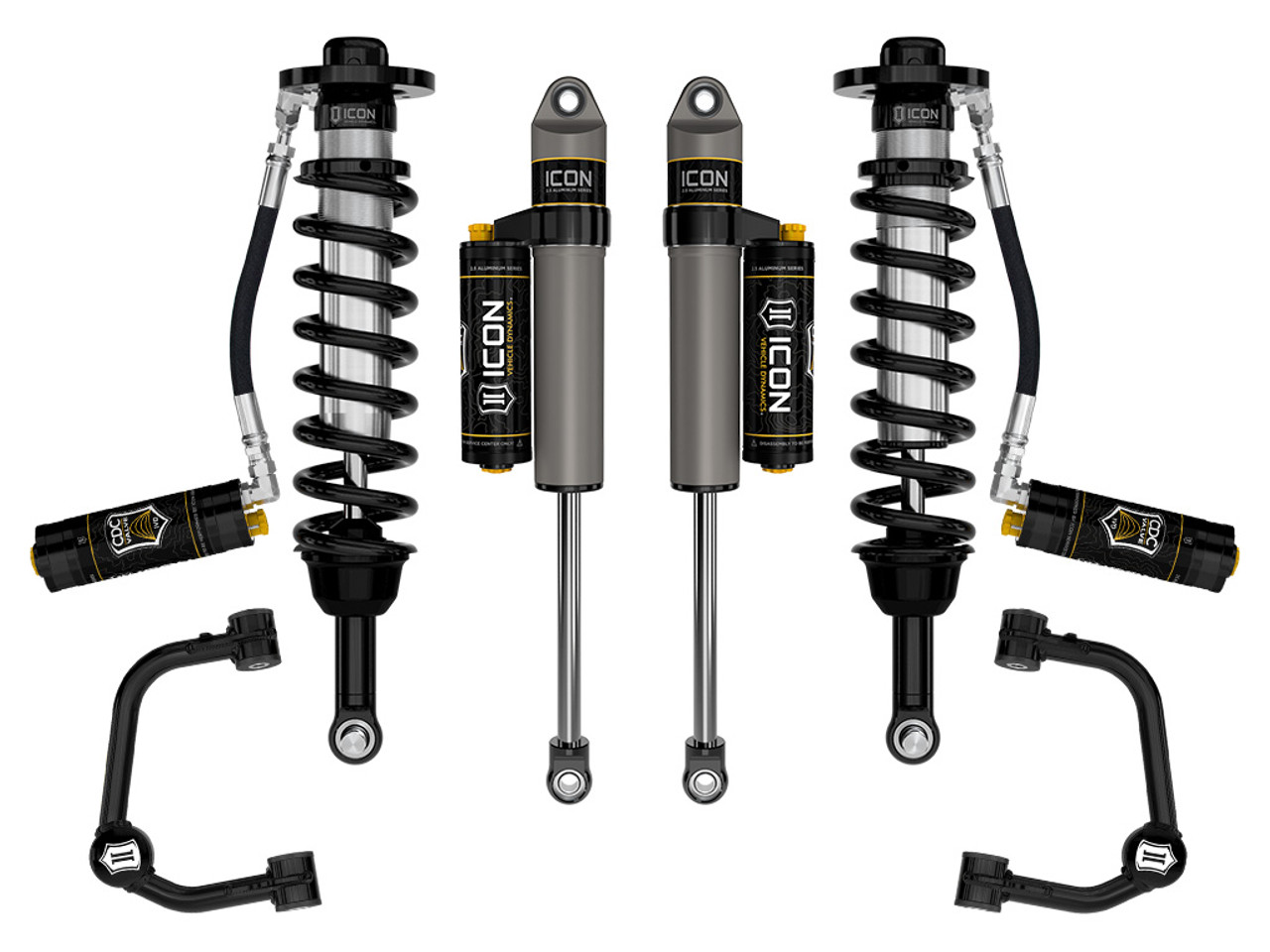 Icon Vehicle Dynamics | Stage 4 Suspension System, Tubular, CDCV, 2.5-3" Lift | (21-24) F-150 Tremor | K93164T