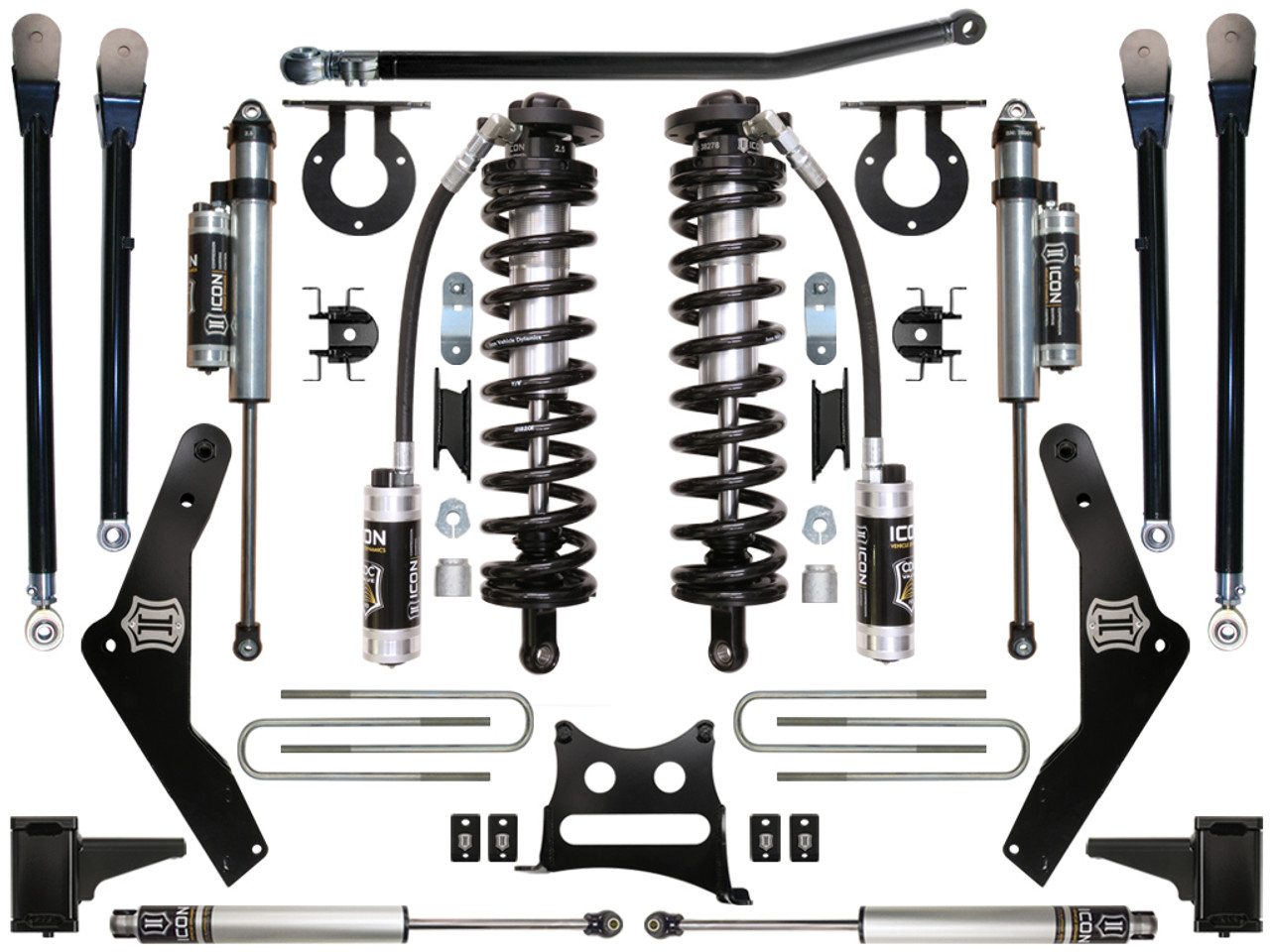 Icon Vehicle Dynamics | Stage 5 Coilover Conversion System, 4-5.5" Lift | (11-16) Super Duty F-250/F-350 | K63135