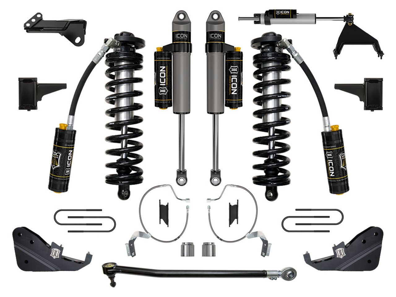 Icon Vehicle Dynamics | Stage 5 Coilover Conversion System, 4-5.5" Lift | (23-23) Super Duty F-250/F-350, 4WD | K63175