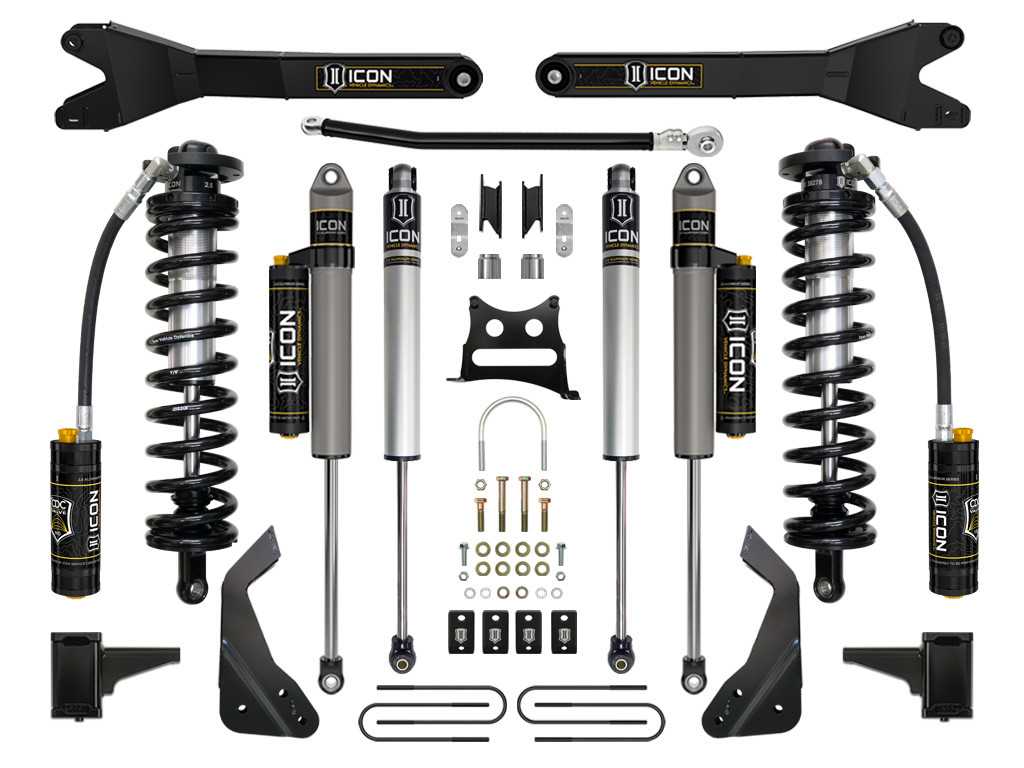 Icon Vehicle Dynamics | Stage 5 Coilover Conversion w/Radius Arm, 4-5.5" Lift | (08-10) Super Duty F-250/F-350 | K63125R
