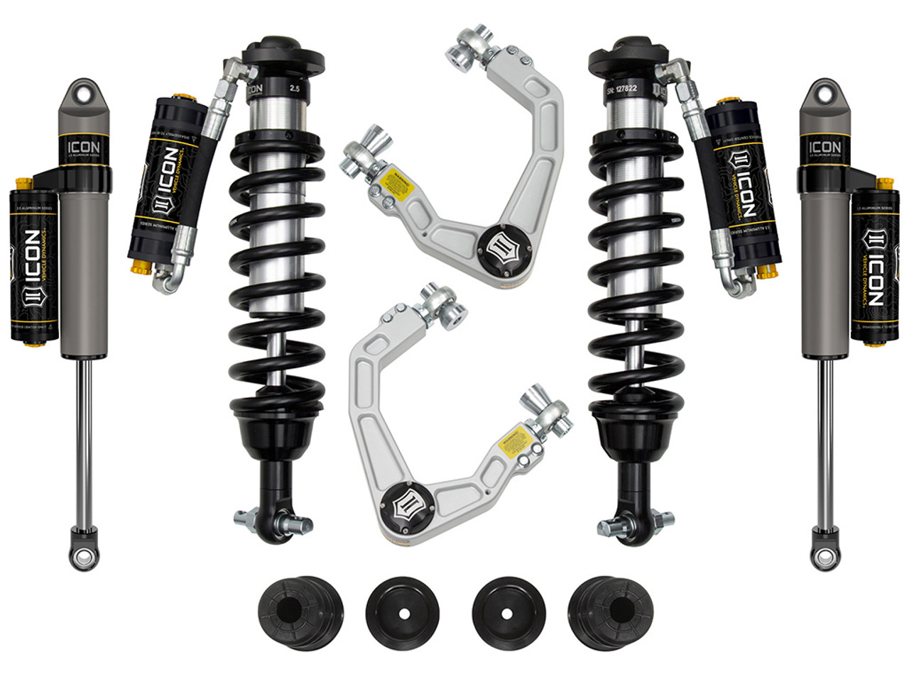 Icon Vehicle Dynamics | Stage 5 Susp System, Billet UCA Al Knuckle, 0-3.5" Lift | (19-21) Ranger | K93205A