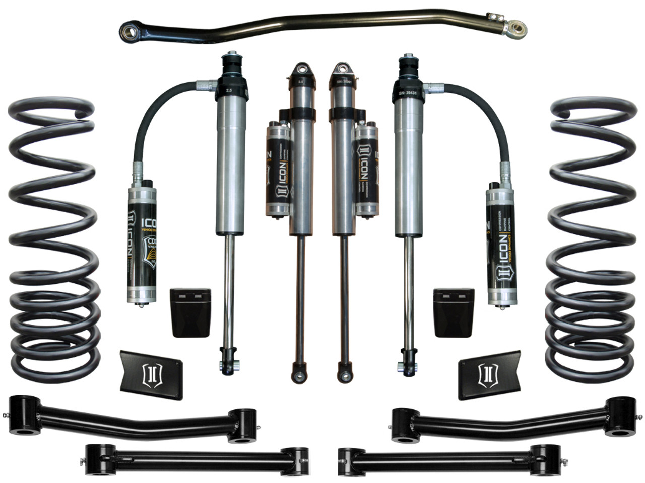 Icon Vehicle Dynamics | Stage 5 Suspension System, 2.5" Lift | (03-13) Ram 2500/3500, 4WD | K212505T