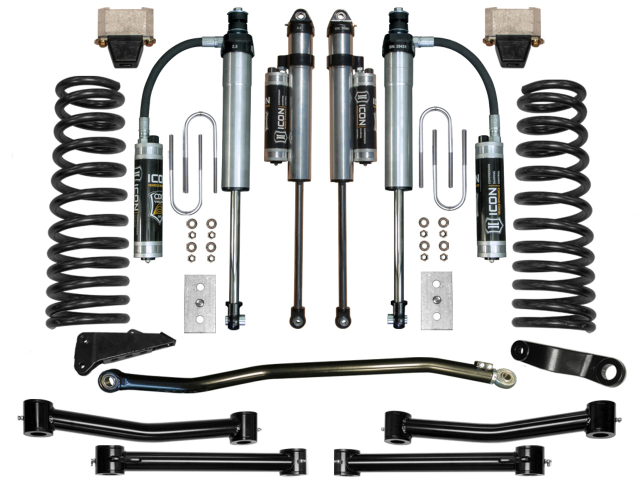 Icon Vehicle Dynamics | Stage 5 Suspension System, 4.5" Lift | (09-13) Ram 2500/3500 | K214554T