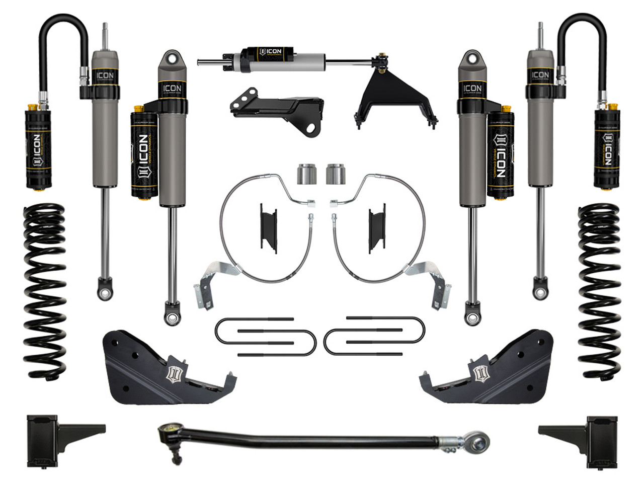 Icon Vehicle Dynamics | Stage 5 Suspension System, 4.5" Lift | (23-23) Super Duty F-250/F-350, 4WD, Gas | K64535