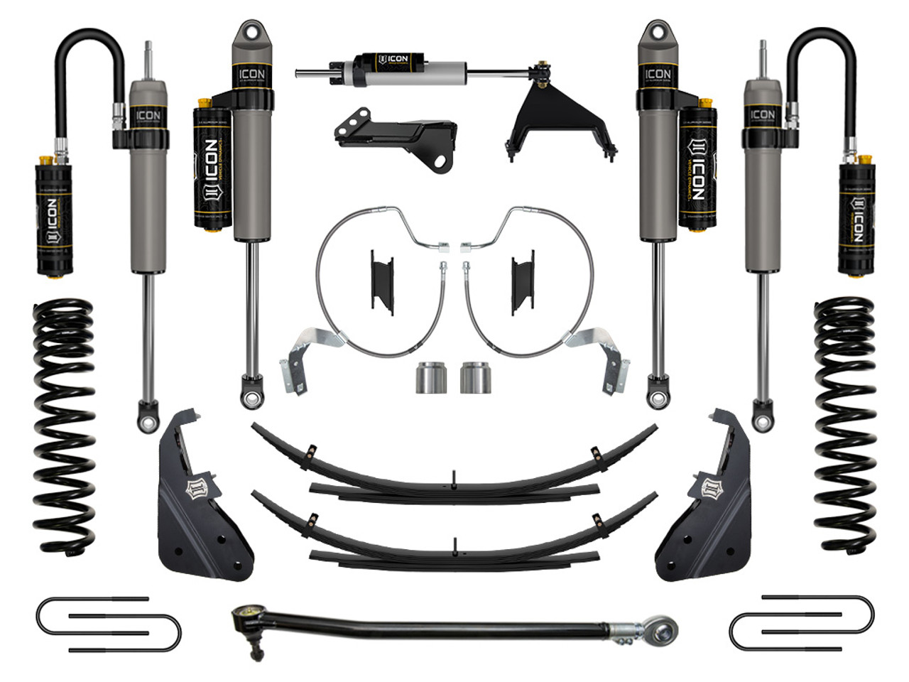 Icon Vehicle Dynamics | Stage 5 Suspension System w/ Expansion Packs, 4.5" Lift | (23-23) Super Duty F-250/F-350, 4WD, Diesel | K64545L