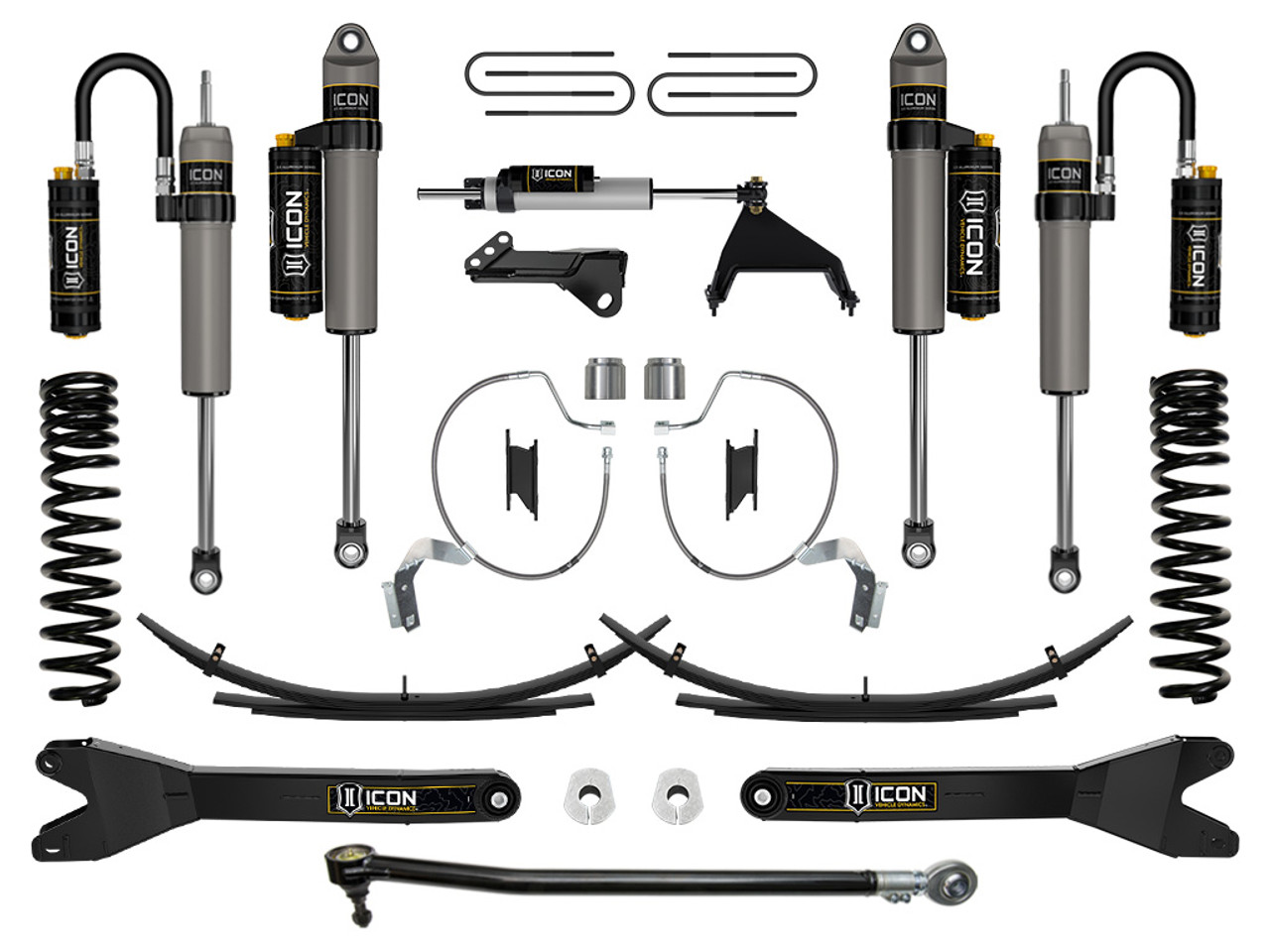 Icon Vehicle Dynamics | Stage 5 Suspension System w/ Radius Arms & Expansion Packs, 4.5" Lift | (23-23) Super Duty F-250/F-350, 4WD, Diesel | K64545RL