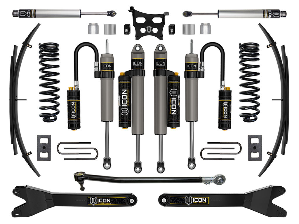 Icon Vehicle Dynamics | Stage 5 Suspension System w/ Radius Arms and Expansion Packs, 2.5" Lift | (23-23) Super Duty F-250/F-350, 4WD, Diesel | K62565RL