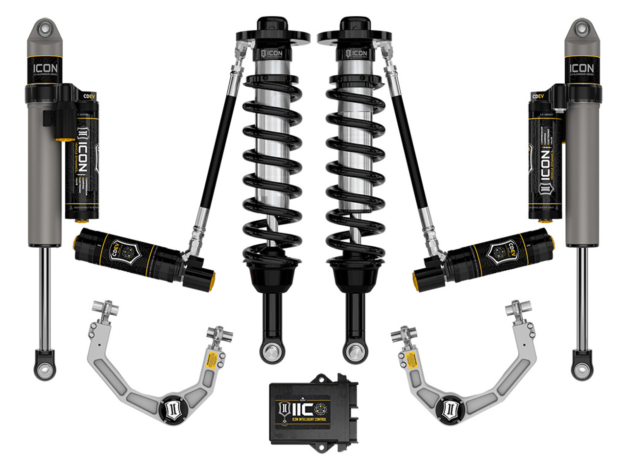 Icon Vehicle Dynamics | Stage 5 Suspension System, Billet UCA, 2.75-3.5" Lift | (21-23) F-150, 4WD | K93135