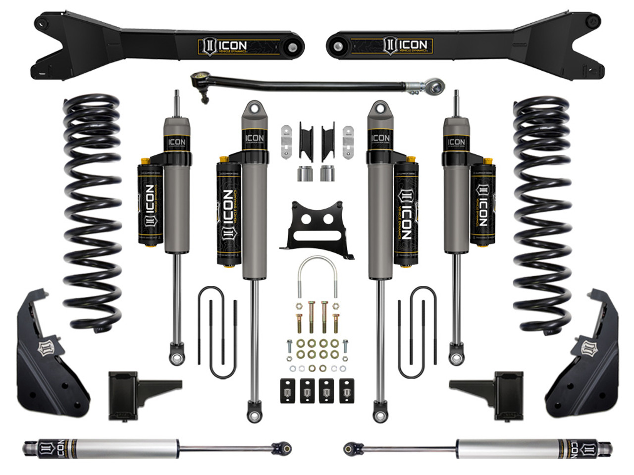 Icon Vehicle Dynamics | Stage 5 Suspension System, w/Radius Arm, 4.5" Lift | (17-19) Super Duty F-250/F-350 | K64515R