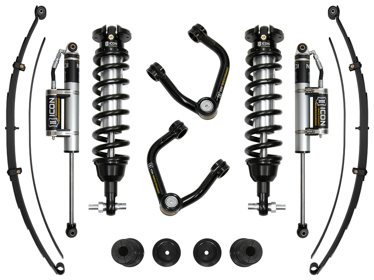 Icon Vehicle Dynamics | Stage 6 Susp Sys, Tubular UCA Steel Knuckle, 0-3.5" Lift | (20-23) Ranger | K93206TS