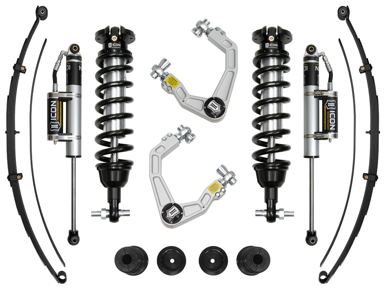 Icon Vehicle Dynamics | Stage 6 Susp System, Billet UCA Al Knuckle, 0-3.5" Lift | (19-21) Ranger | K93206A