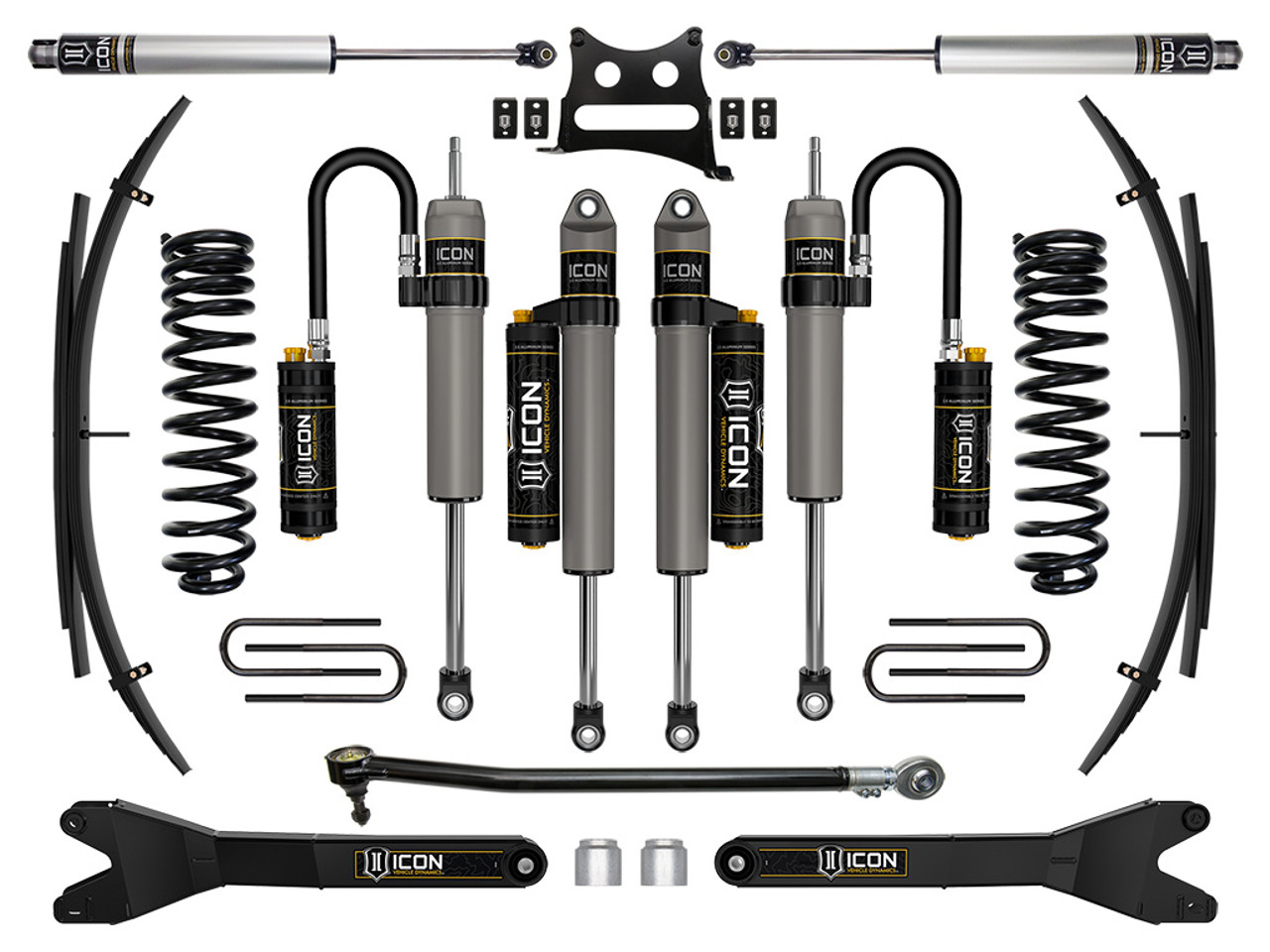 Icon Vehicle Dynamics | Stage 6 Suspension Sys w/ Leaf Spring, 2.5" Lift | (17-19) Super Duty F-250/F-350, 4WD | K62516L