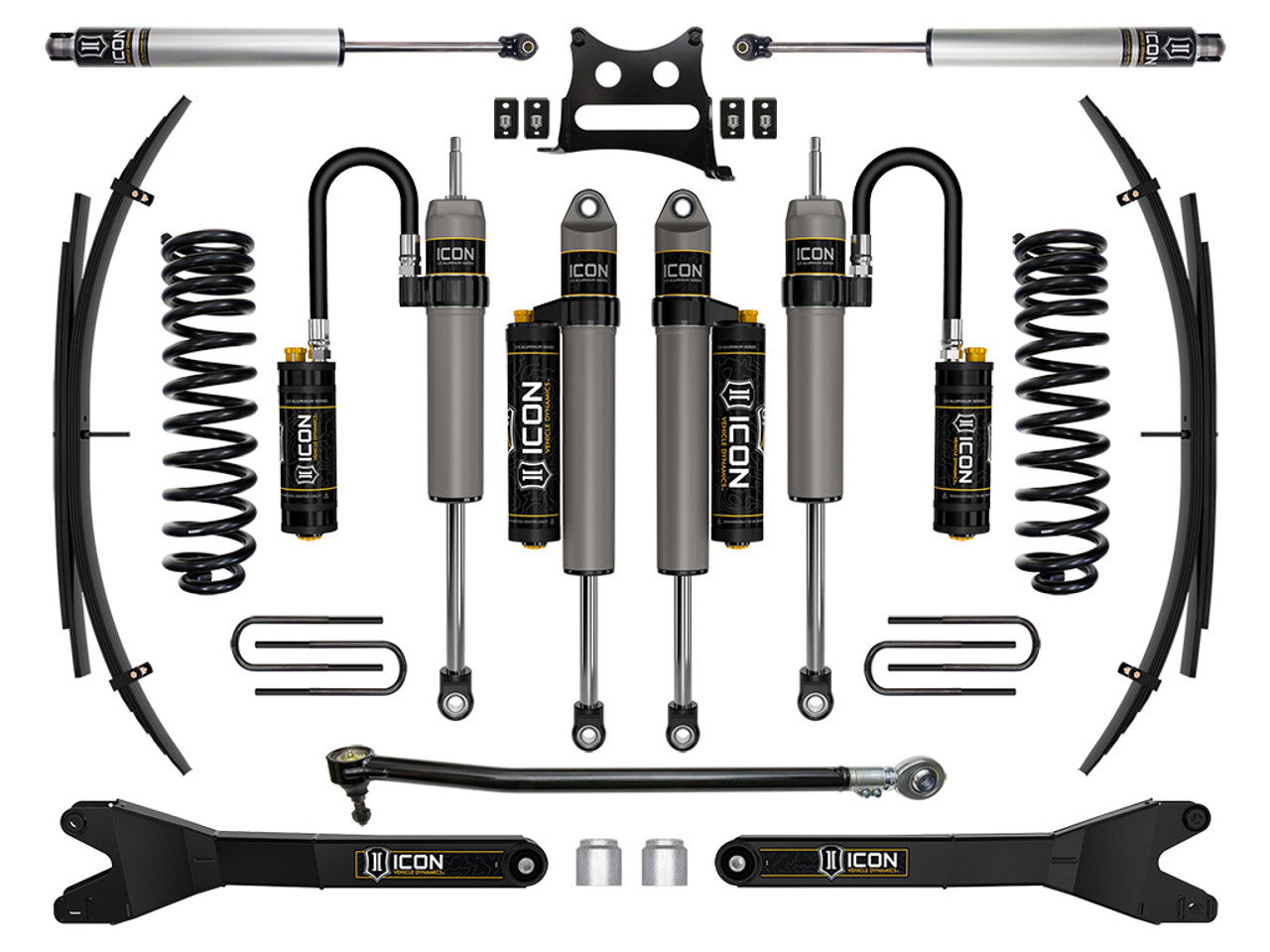 Icon Vehicle Dynamics | Stage 6 Suspension Sys w/ Leaf Spring, 2.5" Lift | (20-22) Super Duty F-250/F-350, 4WD | K62526L