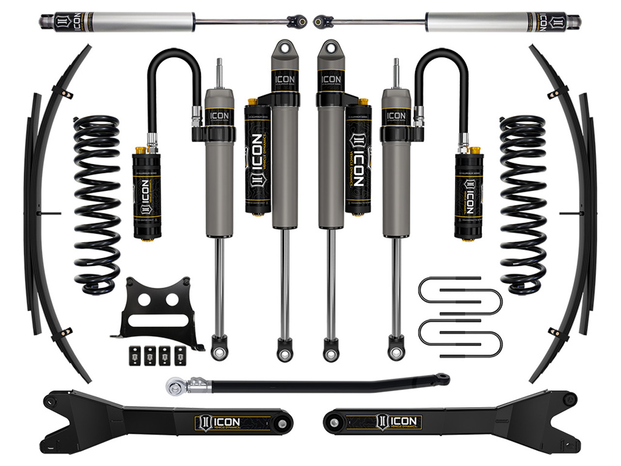 Icon Vehicle Dynamics | Stage 6 Suspension System w/ Expansion Packs, 2.5" Lift | (08-10) Super Duty F-250/F-350, 4WD, Diesel | K62576