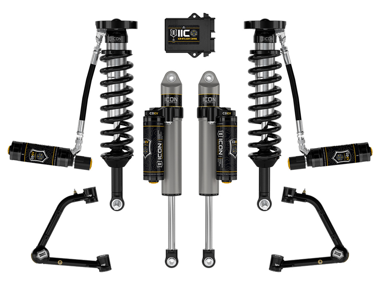 Icon Vehicle Dynamics | Stage 6 Suspension System w/ Tubular Upper Control Arms, 1.75-2.5" Lift | (23-23) Colorado/Canyon, AT4, Denali, & Elevation Trail Boss | K73086T