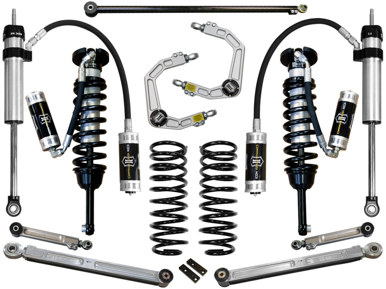 Icon Vehicle Dynamics | Stage 6 Suspension System, Billet UCA, 0-3.5" Lift | (03-09) 4Runner | K53056