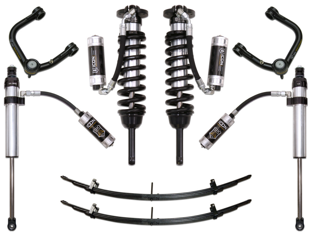 Icon Vehicle Dynamics | Stage 6 Suspension System, Tubular UCA, 0-2.75" Lift | (05-23) Tacoma | K53006T