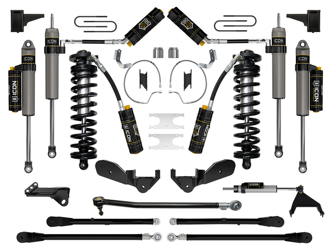 Icon Vehicle Dynamics | Stage 7 Coilover Conversion System, 4-5.5" Lift | (23-23) Super Duty F-250/F-350, 4WD | K63177