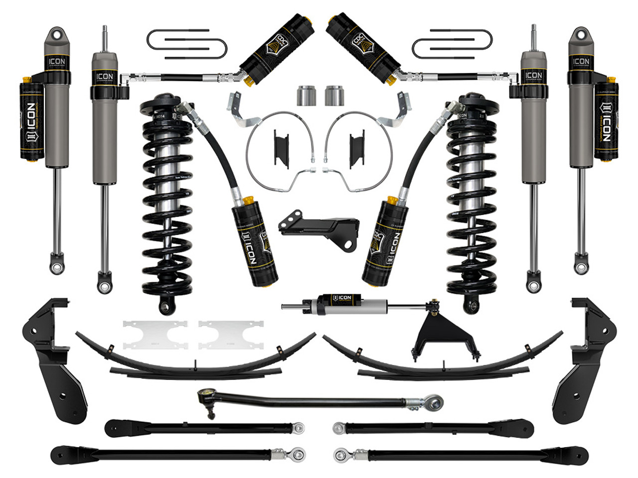 Icon Vehicle Dynamics | Stage 7 Coilover Conversion System w/ Expansion Packs, 4-5.5" Lift | (23-23) Super Duty F-250/F-350, 4WD | K63177L