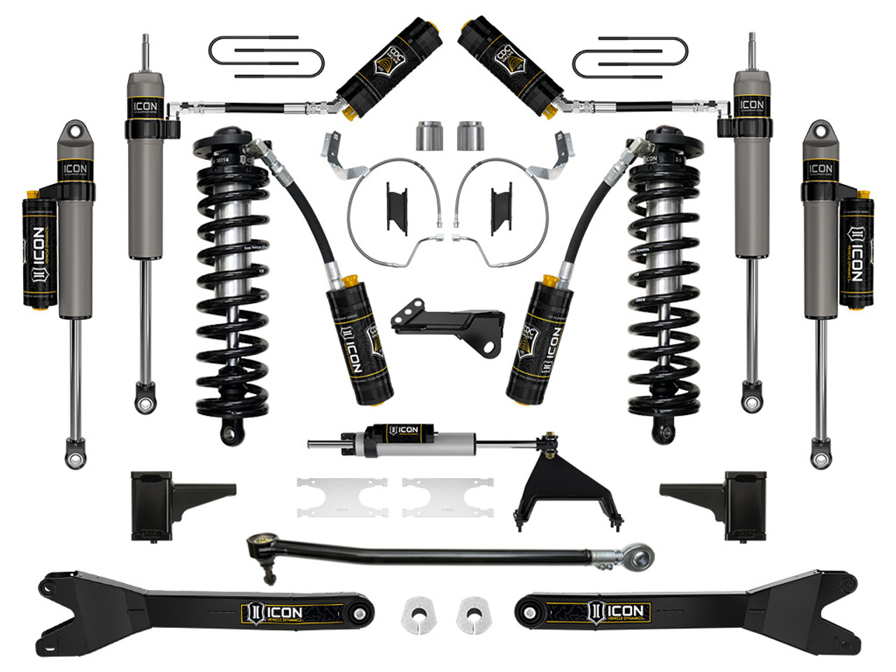 Icon Vehicle Dynamics | Stage 7 Coilover Conversion System w/ Radius Arms, 4-5.5" Lift | (23-23) Super Duty F-250/F-350, 4WD | K63177R
