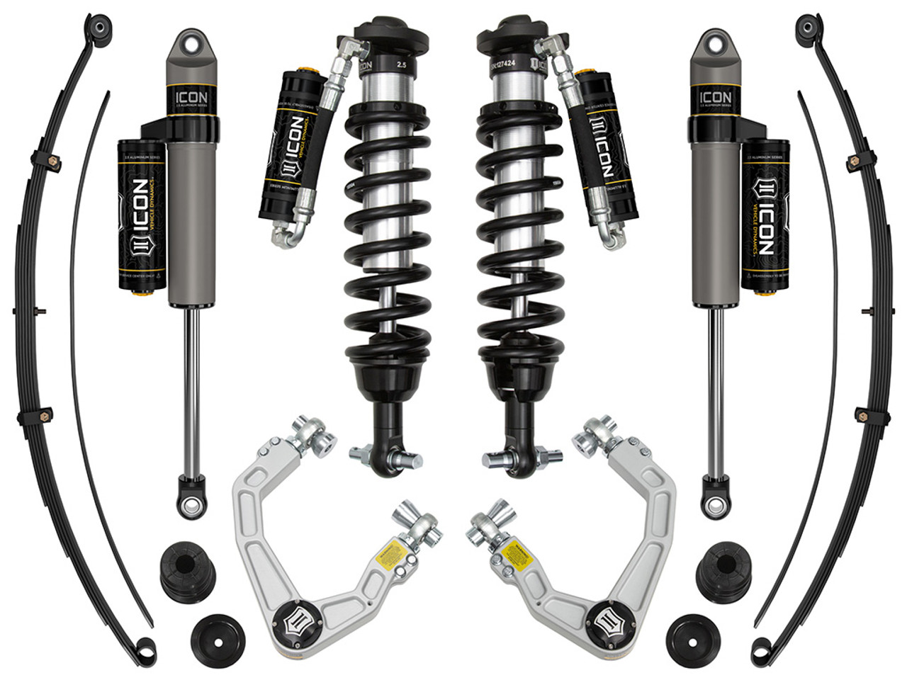 Icon Vehicle Dynamics | Stage 7 Susp System, Billet UCA Al Knuckle, 0-3.5" Lift | (19-21) Ranger | K93207A