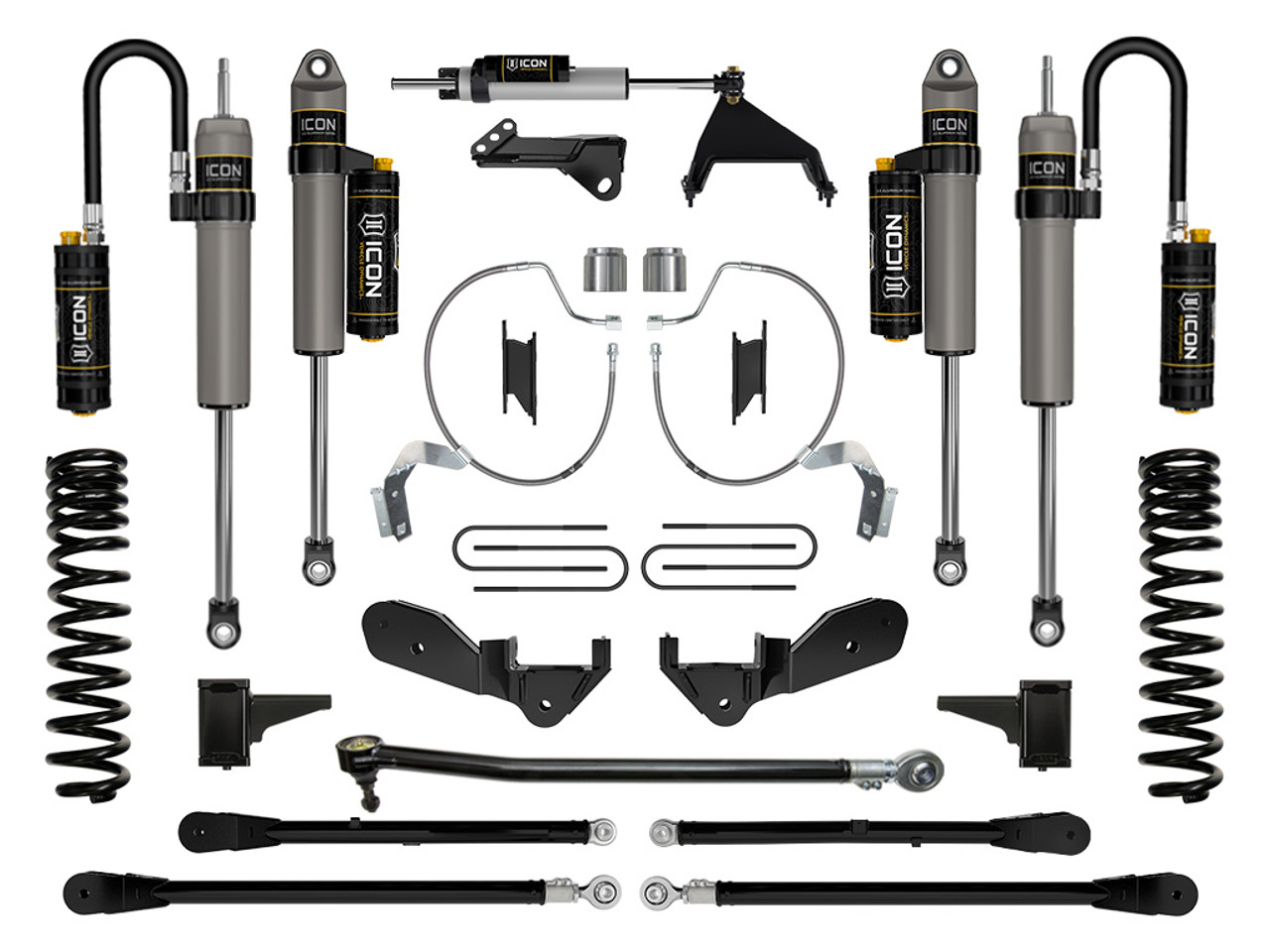 Icon Vehicle Dynamics | Stage 7 Suspension System, 4.5" Lift | (23-23) Super Duty F-250/F-350, 4WD, Gas | K64537