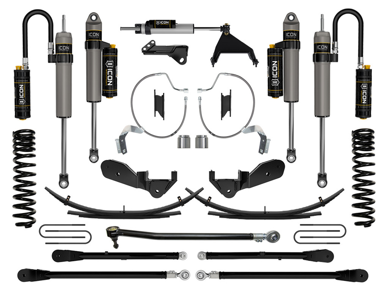 Icon Vehicle Dynamics | Stage 7 Suspension System w/ Expansion Packs, 4.5" Lift | (23-23) Super Duty F-250/F-350, 4WD, Gas | K64537L