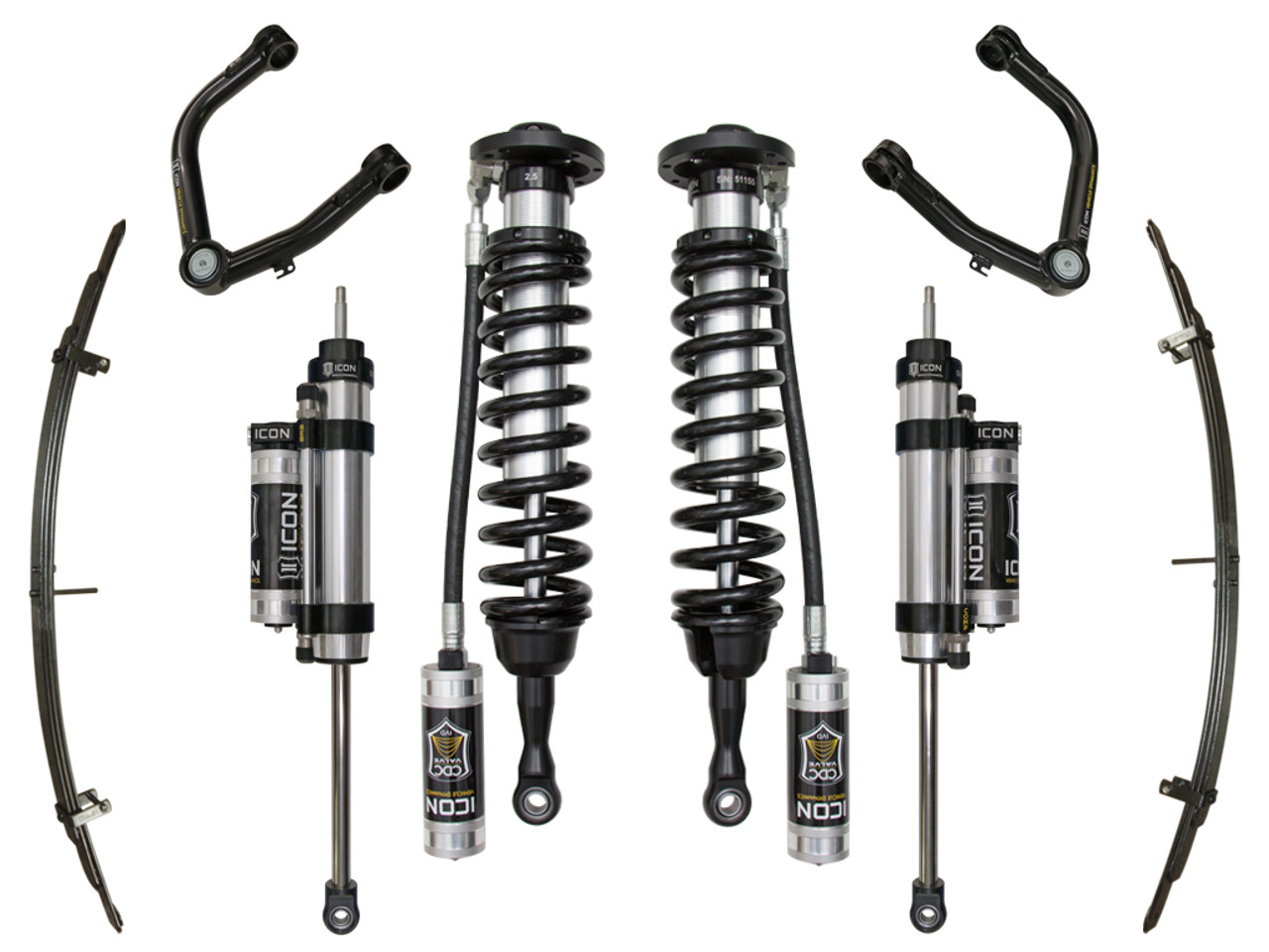 Icon Vehicle Dynamics | Stage 7 Suspension System, Tubular UCA, 1-3" Lift | (07-21) Tundra | K53027T