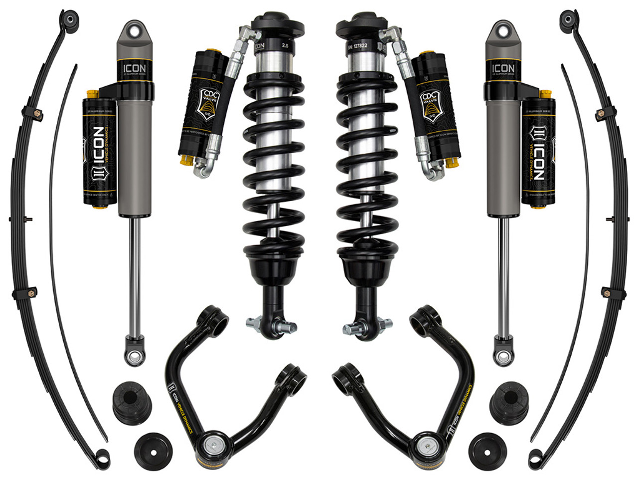 Icon Vehicle Dynamics | Stage 8 Susp Sys, Tubular UCA Steel Knuckle, 0-3.5" Lift | (20-23) Ranger | K93208TS