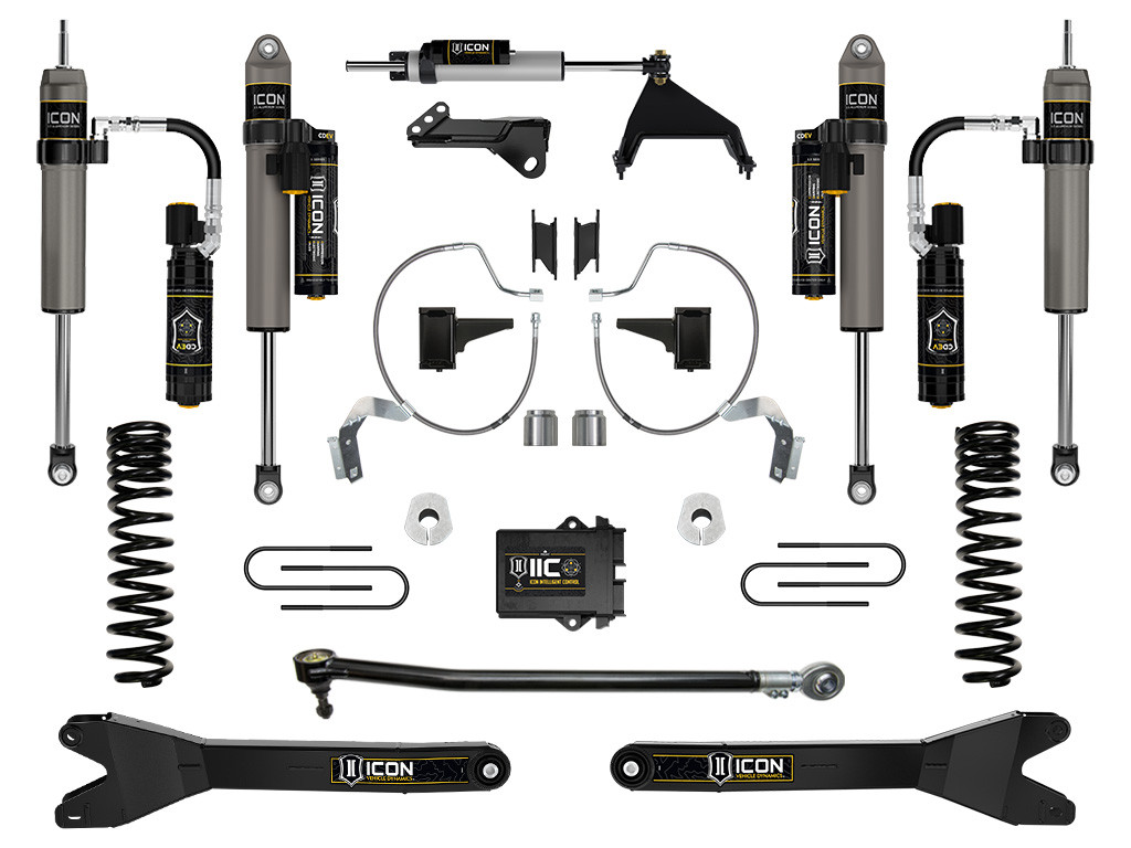 Icon Vehicle Dynamics | Stage 8 Suspension System w/ Radius Arms, 4.5" Lift | (23-23) Super Duty F-250/F-350, 4WD, Diesel | K64548R