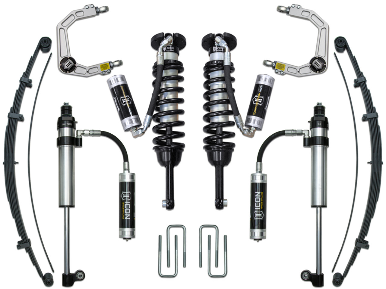 Icon Vehicle Dynamics | Stage 8 Suspension System, Billet UCA, 0-2.75" Lift | (05-23) Tacoma | K53008
