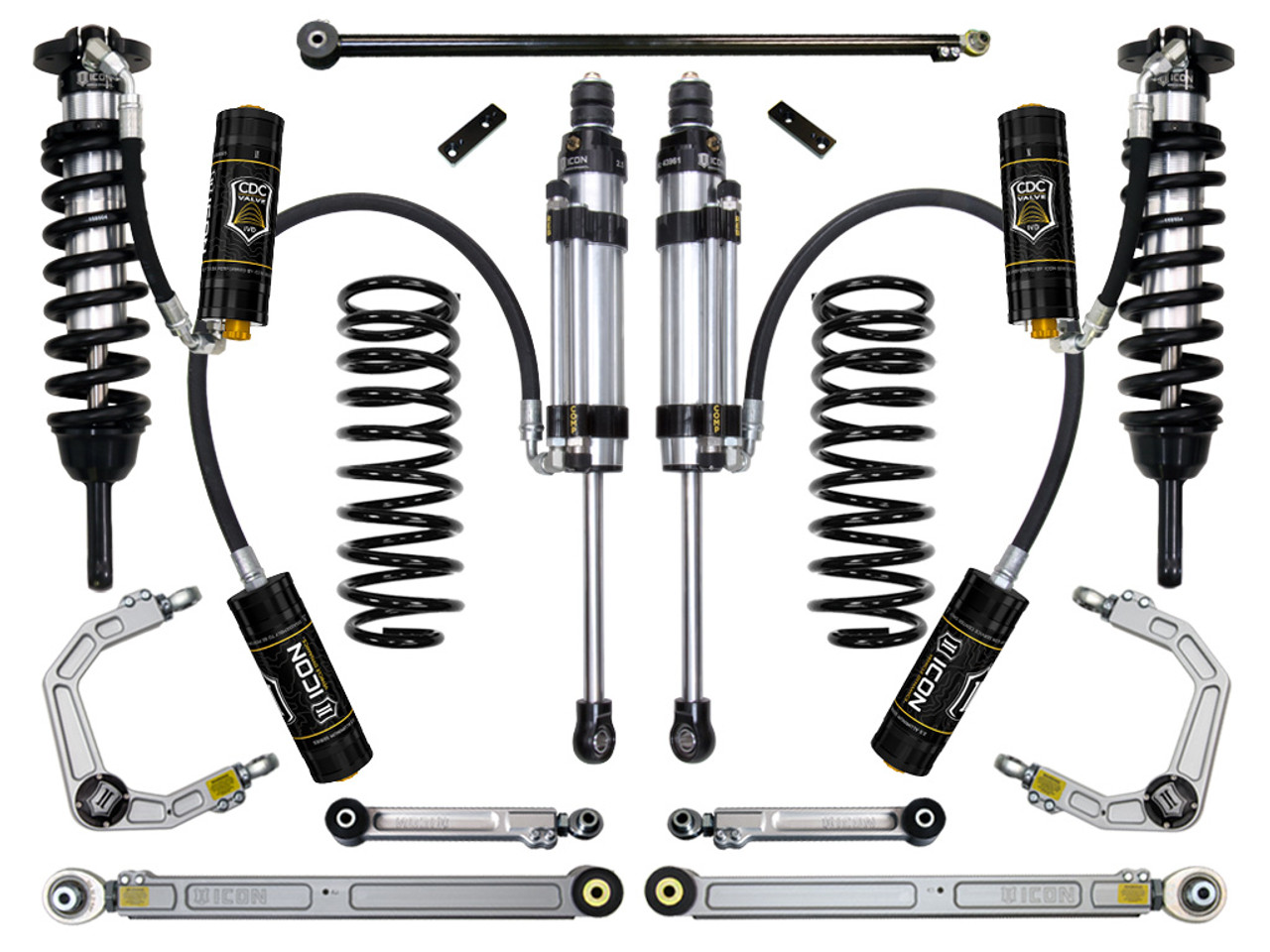Icon Vehicle Dynamics | Stage 8 Suspension System, Billet UCA, 0-3.5" Lift | (10-24) 4Runner | K53068