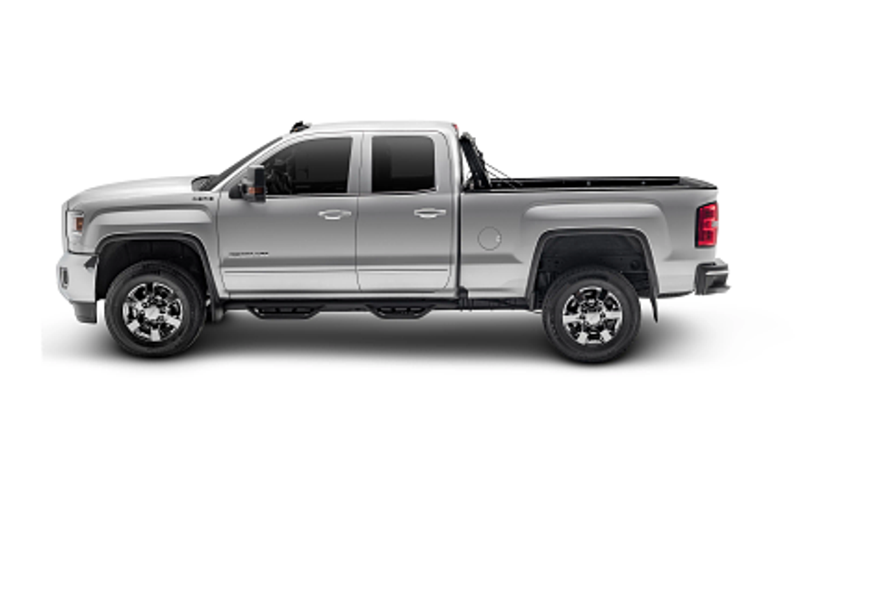 BAK Industries MX4 Hard Folding Truck Bed Cover | (14-18) Silverado/Sierra 1500, (15-19) Silverado/Sierra 2500/3500, 8' Bed | 448122