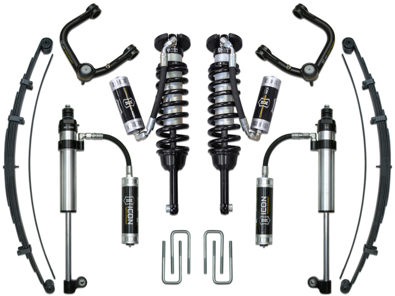 Icon Vehicle Dynamics | Stage 8 Suspension System, Tubular UCA, 0-2.75" Lift | (05-23) Tacoma | K53008T