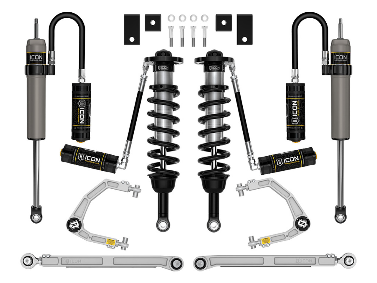 Icon Vehicle Dynamics | Stage 8, 2.5 Suspension System, Billet, 1.25-3.5" Lift | (22-24) Tundra | K53198