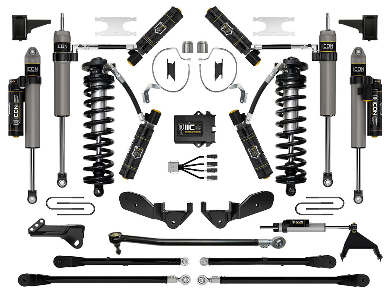 Icon Vehicle Dynamics | Stage 9 Coilover Conversion System, 4-5.5" Lift | (23-23) Super Duty F-250/F-350, 4WD | K63179