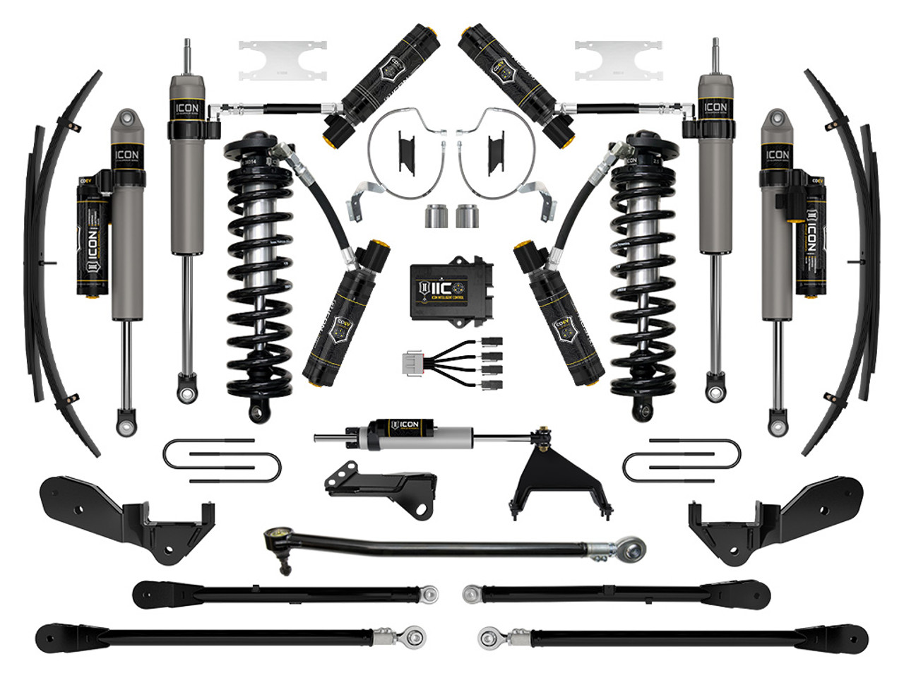 Icon Vehicle Dynamics | Stage 9 Coilover Conversion System w/ Expansion Packs, 4-5.5" Lift | (23-23) Super Duty F-250/F-350, 4WD | K63179L
